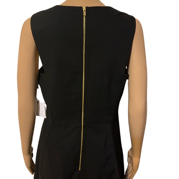 Black Calvin Klein Fit and Flare Dress Womens Size 10 - Picture 7 of 12
